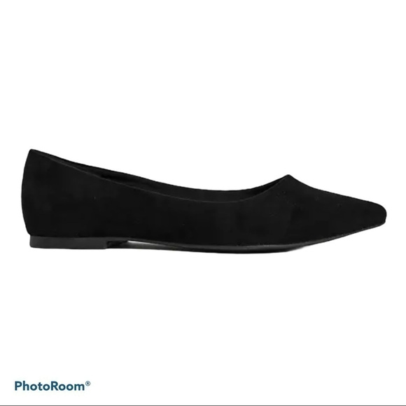 Asos DESIGN Lucky pointed ballet flats in black - Picture 3 of 11